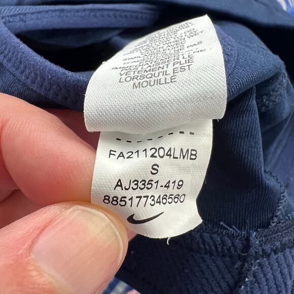 Nike Dri-Fit Sports Bra Athletic Racerback Navy Blue AJ3351 Women’s size small - Picture 7 of 7